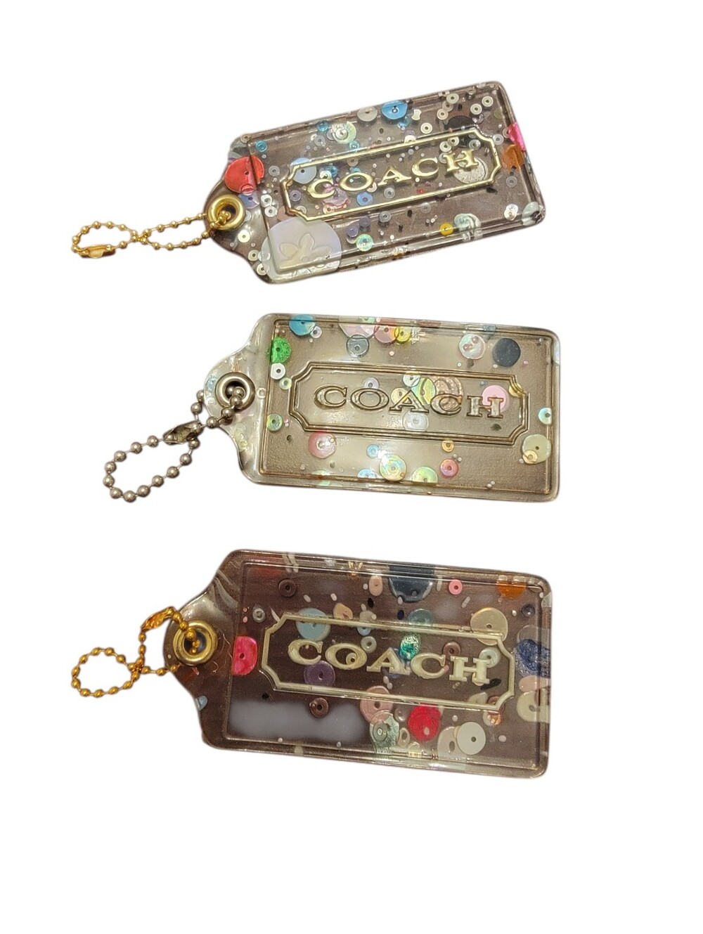 Coach Conffeti Hang Tag - Sold Seperately